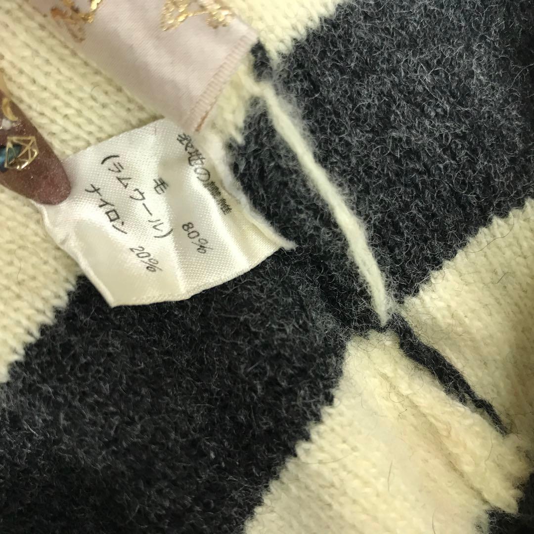 当時物 ムーンバット Vivienne Westwood 耳当て付 ニット帽