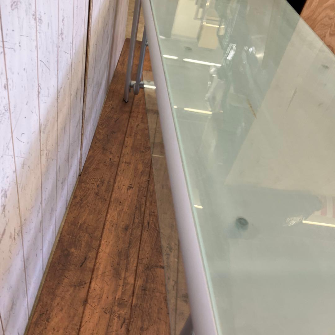 ハヤミ工業 ガラス天板 2段収納棚 テレビボード テレビ台 ディスプレイ台