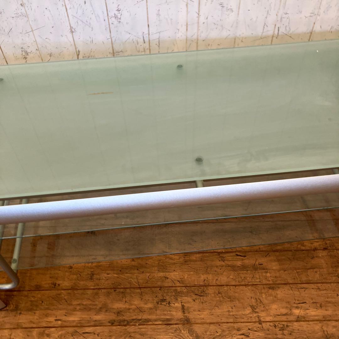 ハヤミ工業 ガラス天板 2段収納棚 テレビボード テレビ台 ディスプレイ台