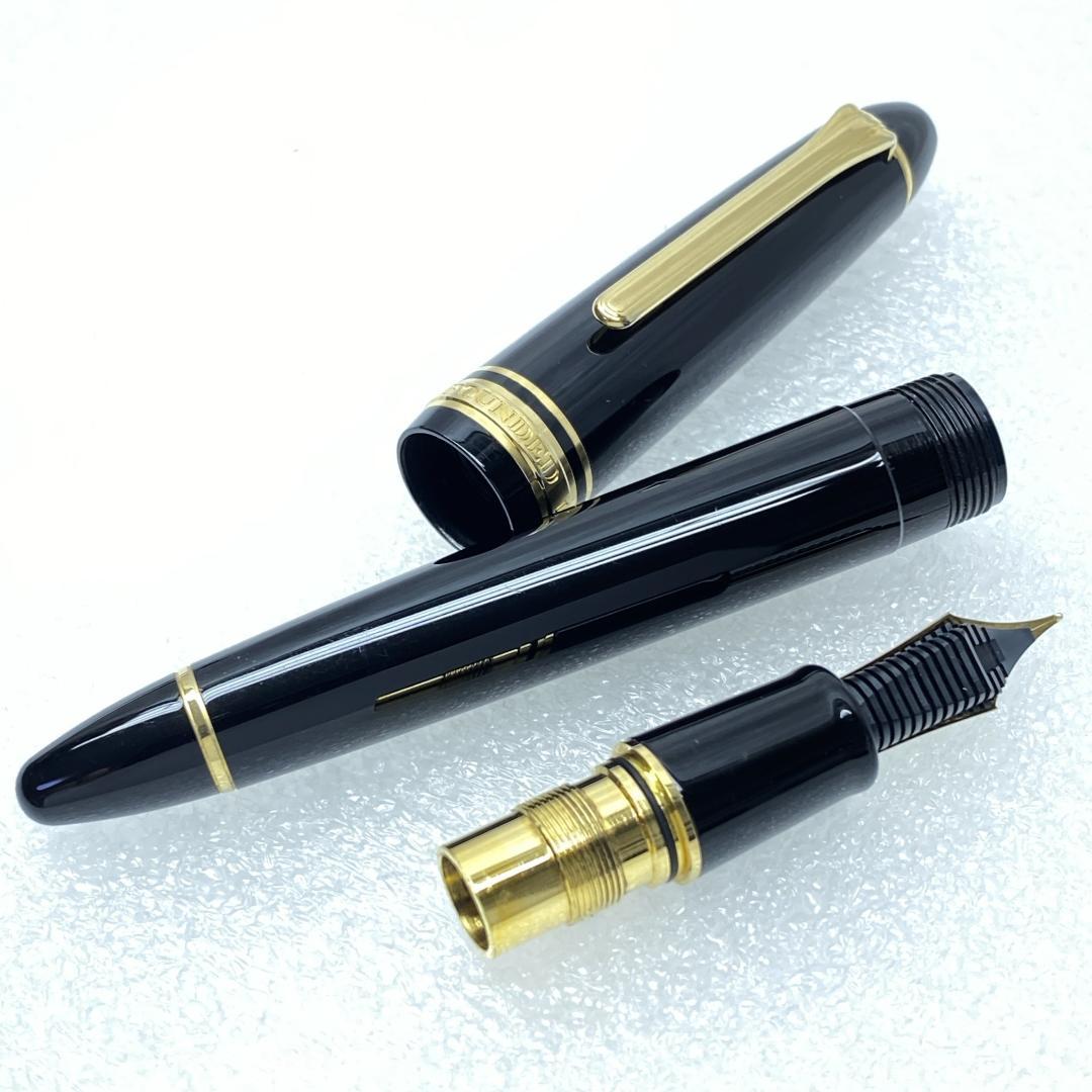 美品 SAILOR 1911 FOUNDED 21K H-M 万年筆 ブラック