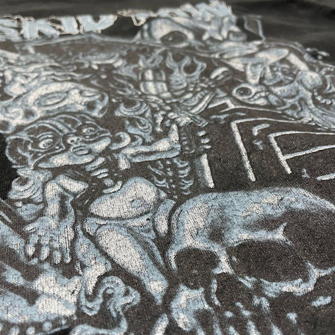 90s USA製 フルーツオブザルーム スキッドロウ ヘヴィメタバンド バンドT