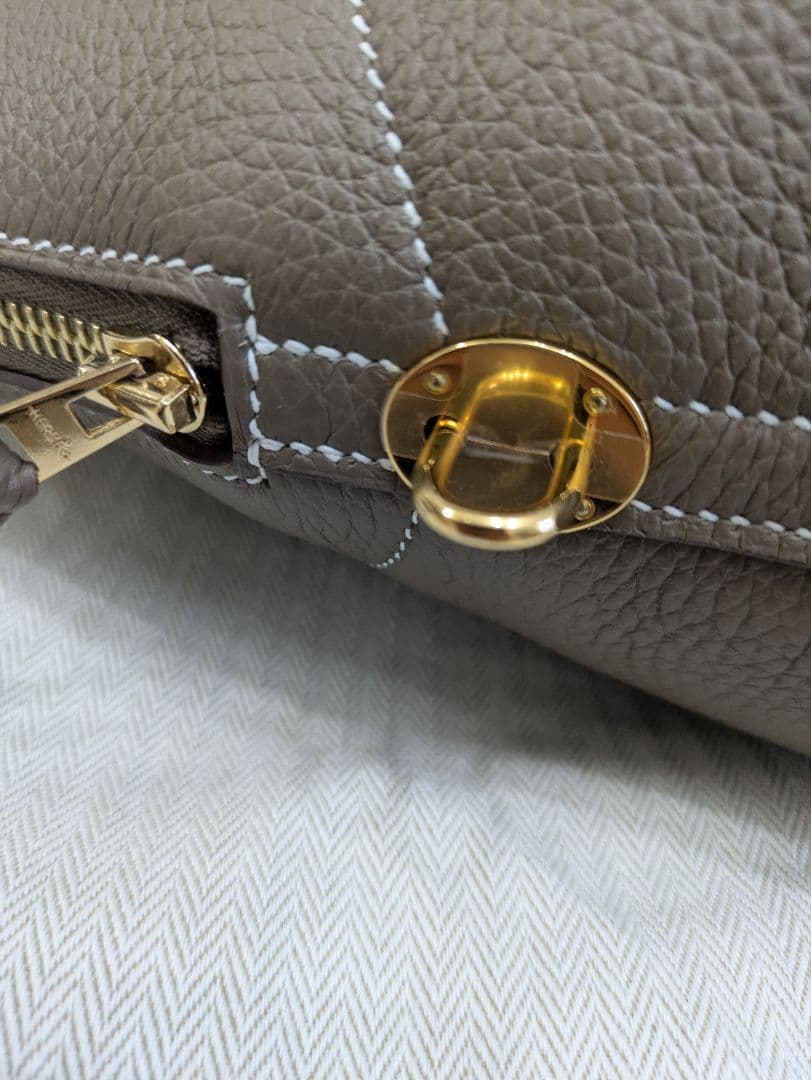 【売約済み】ボリード31 エトゥープ　ゴールド金具