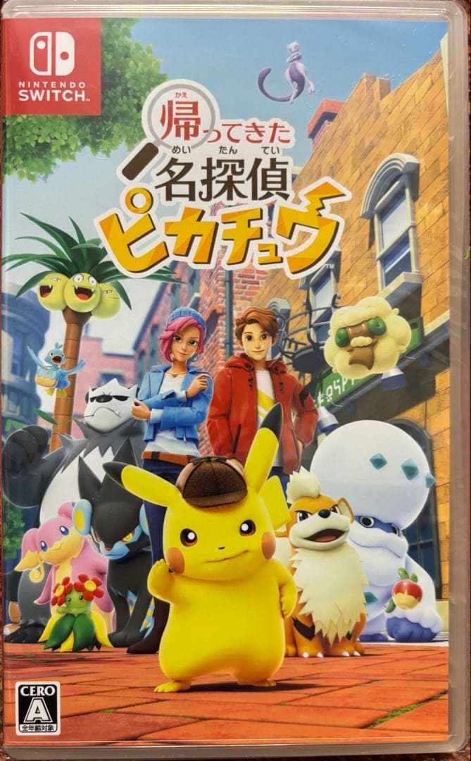 名探偵ピカチュウ プロモ 098/SV-Pカード付Switch ソフト