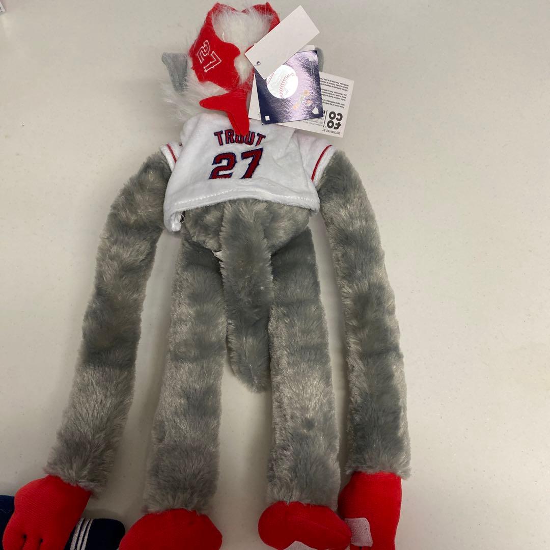 【シリアルナンバー付】球場限定品 エンゼルストラウト27ラリーモンキーぬいぐるみ