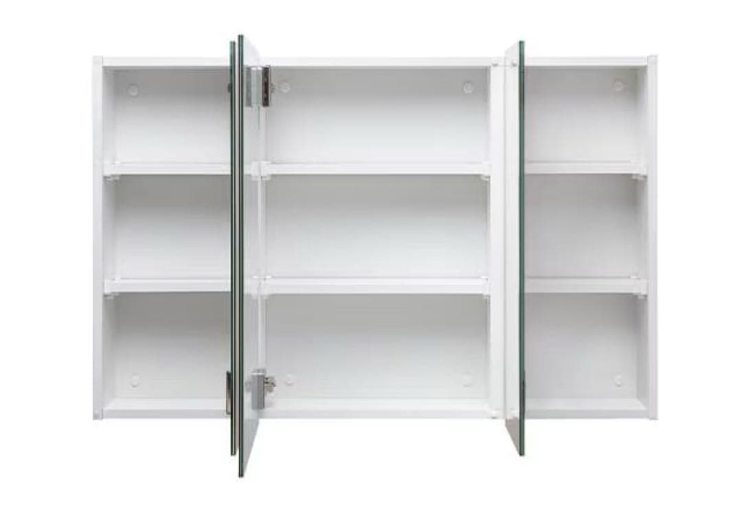 幅120cm高級洗面三面鏡ミラタップスミス超美品展示品KT12000