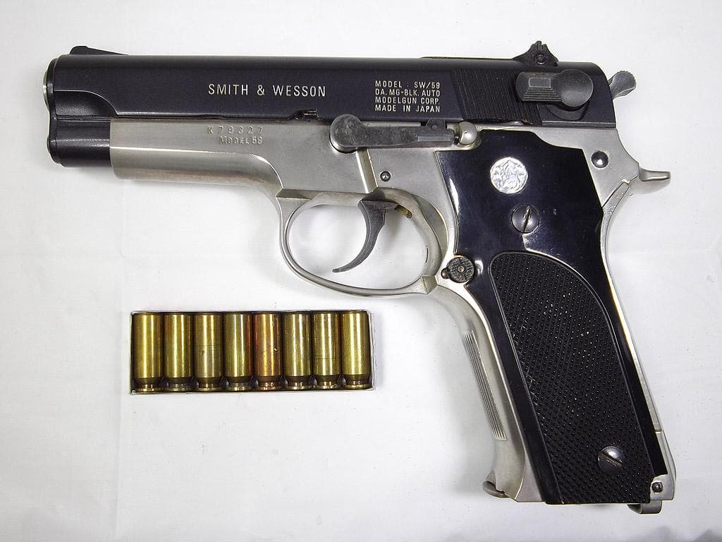 MGC S&W M59 フレームシルバー モデルガン