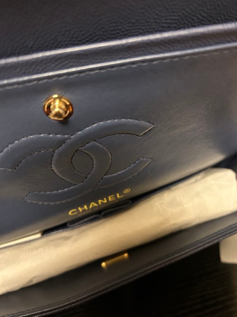 Ｍ*ａ様 CHANEL ノベルティ キャビアスキン マトラッセ25 クラシックハ