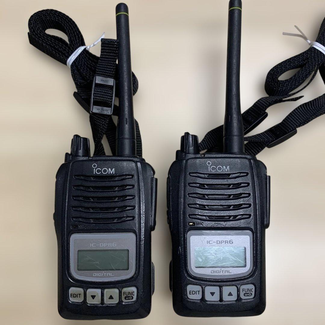 訳アリ　アイコム　デジタル簡易無線　登録局　DPR6 5W 2台セット