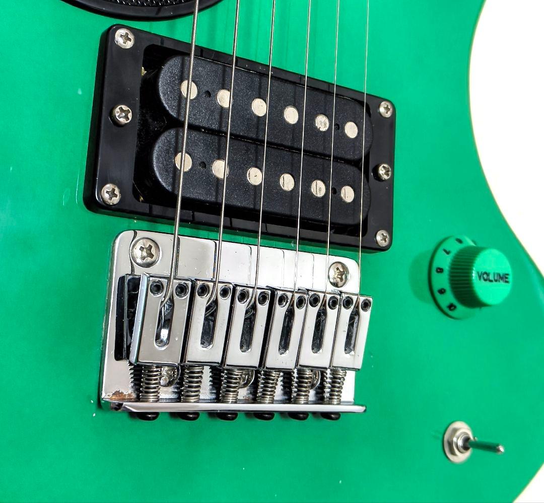 【超美品】ZO-3 グリーン アンプ内蔵ミニギター 専用ケース付 ぞーさん