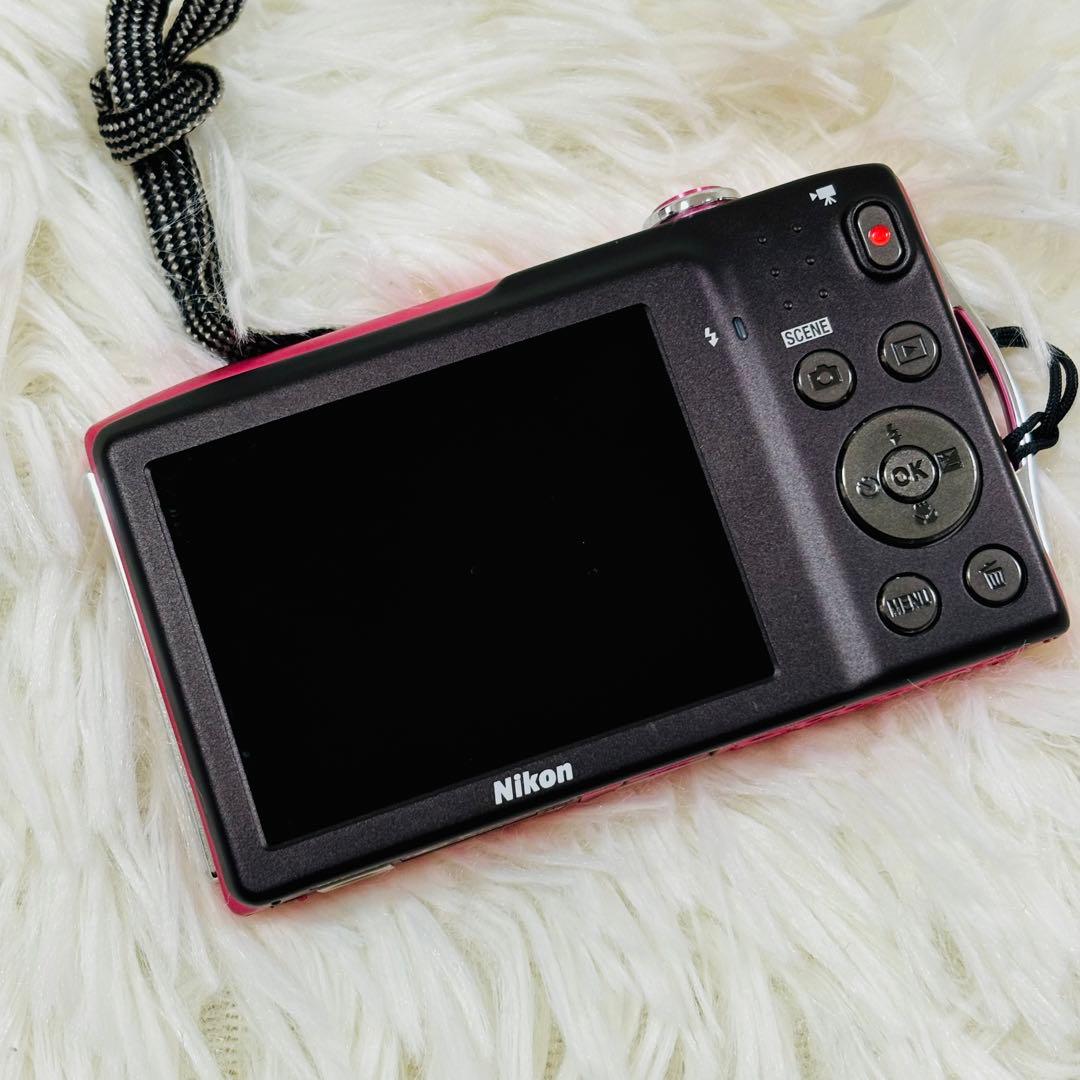 【美品】Nikon COOLPIX S3300 ストロベリーピンク