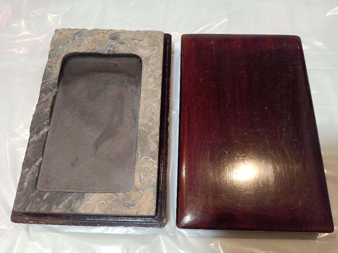 希少 端渓硯 宋坑 「葡萄」