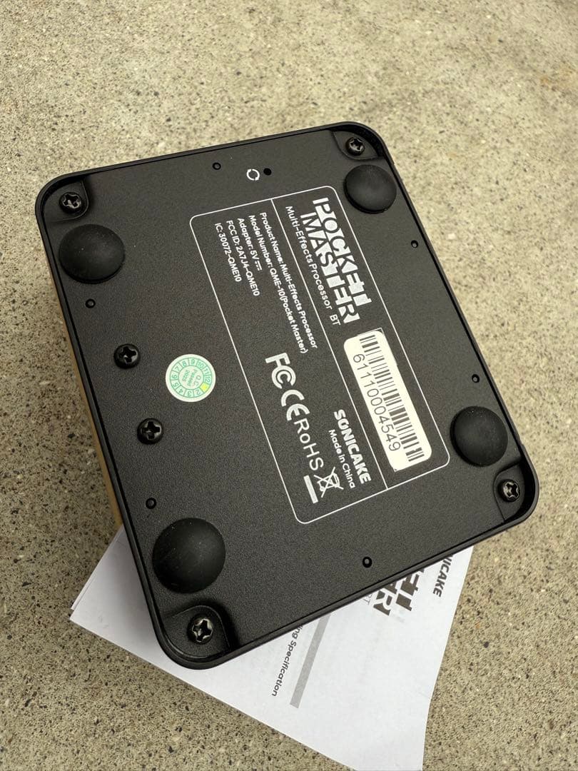 ギター マルチエフェクター Sonicake Pocket Master