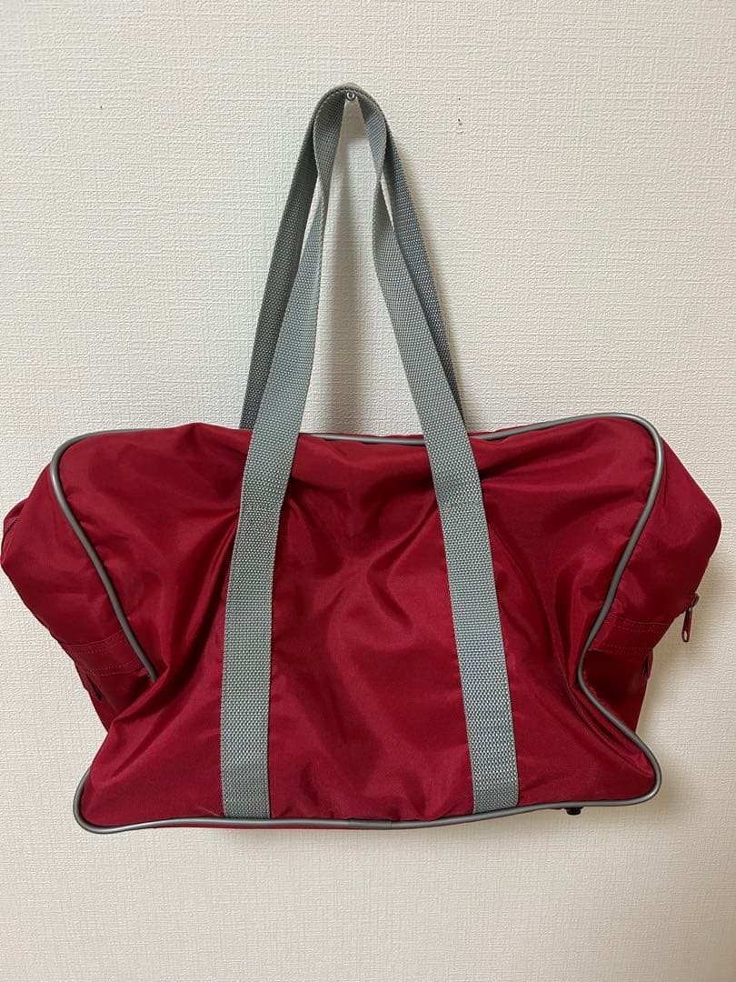 ワールドペガサス　赤　スクバ　スクールバッグ　旧ワッペ　ワッペ