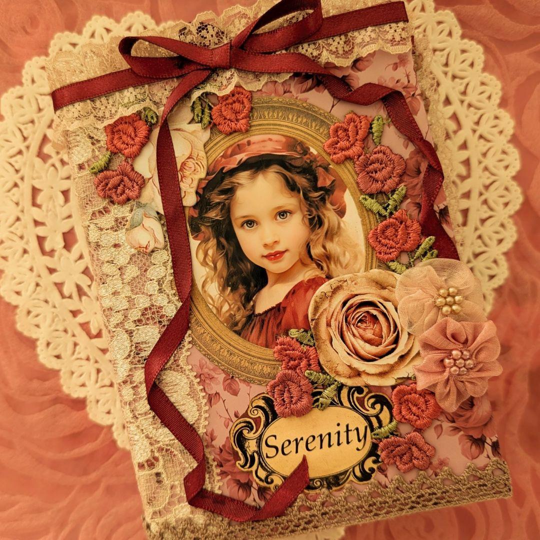 薔薇とレースのビクトリアンスィートジャンクジャーナル*Serenity*