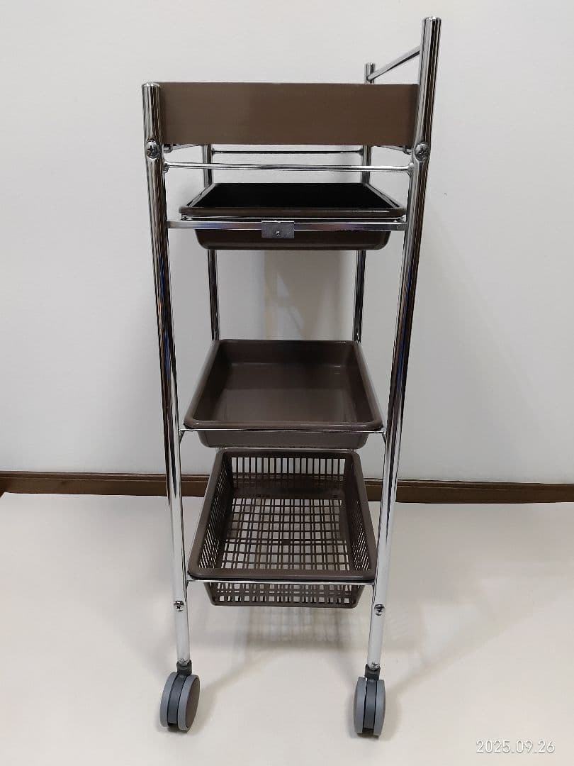 キャスター付き ワゴン台　　 美容師　理容師 コンパクトセット台