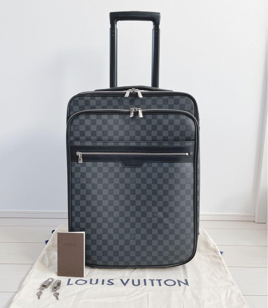 ルイヴィトン　ダミエグラフィット　ペガス55 キャリーバッグ スーツケース　旅行