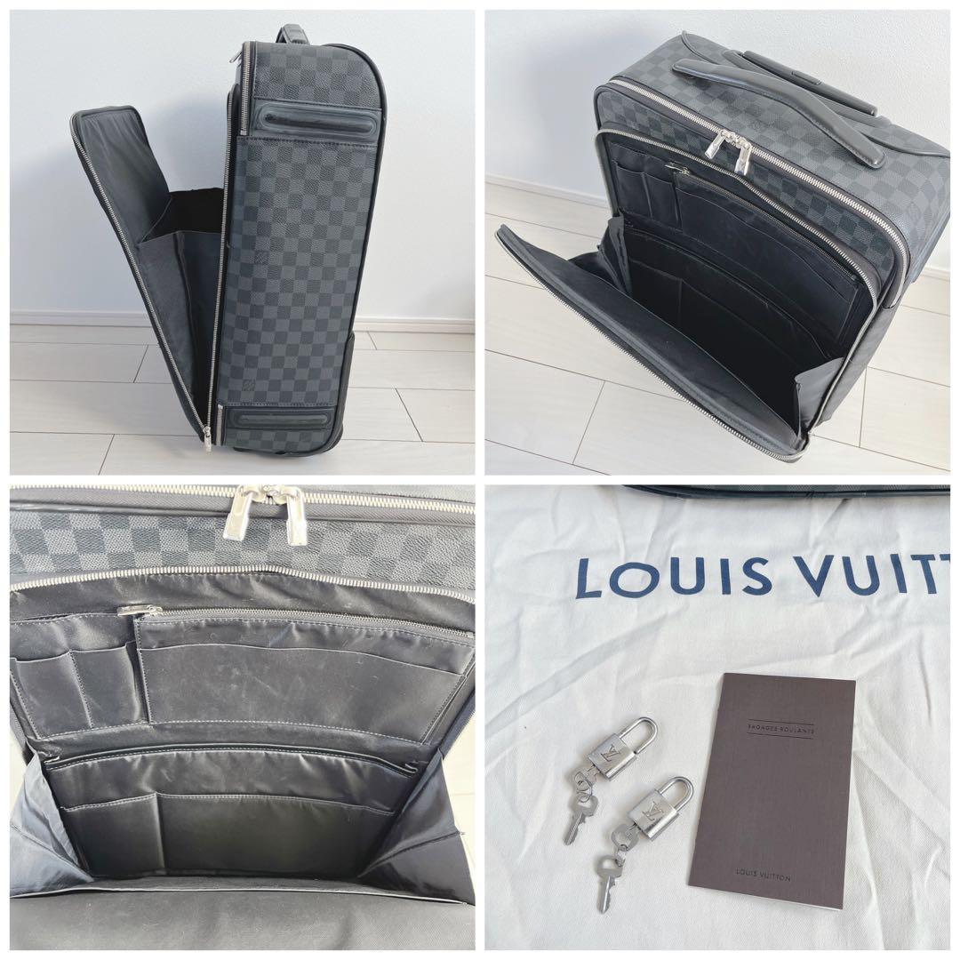 ルイヴィトン　ダミエグラフィット　ペガス55 キャリーバッグ スーツケース　旅行