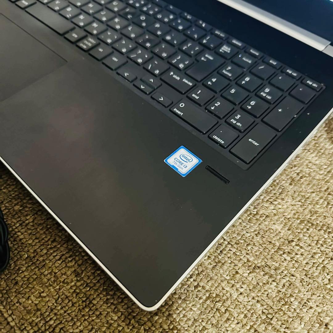 S207 HPノートパソコンSSDメモリ8G第7世代Windows11オフィス付