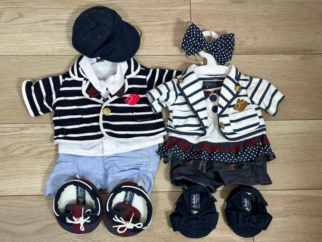 ディズニーシー　ダッフィー、シェリーメイ　キャナリークロージング　コスチューム