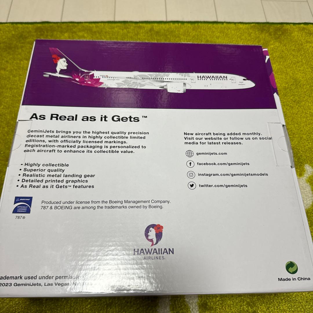 787-9 ハワイアン航空　1/200 ジェミニ　gemini