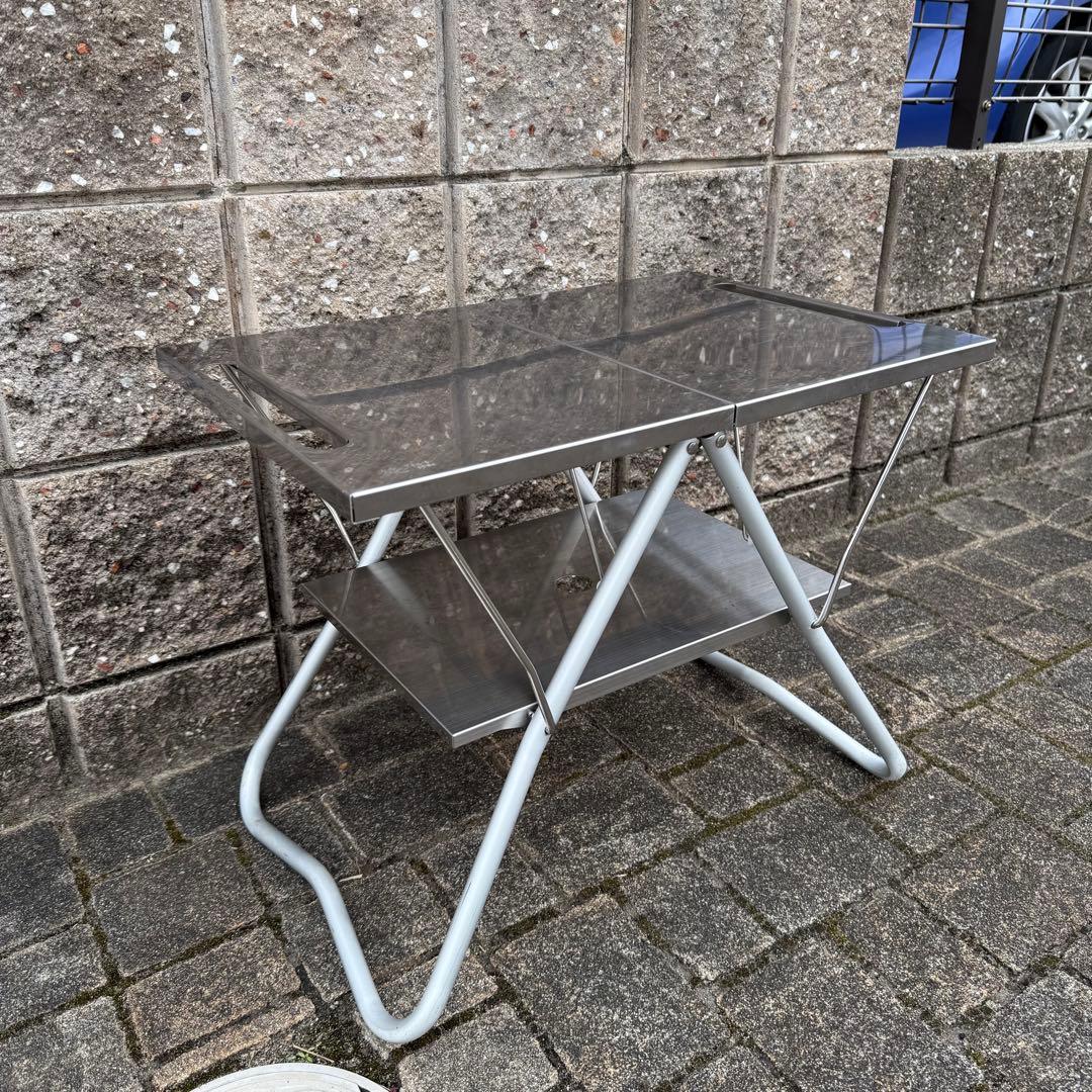 TAKIBI my テーブル ステンレストレー1ユニット付き