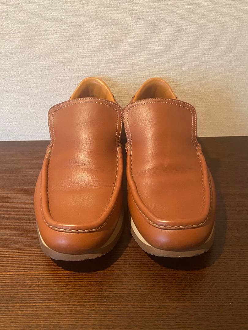 HERMES TURBO エルメス ターボ 茶 スリッポン 靴 レザー