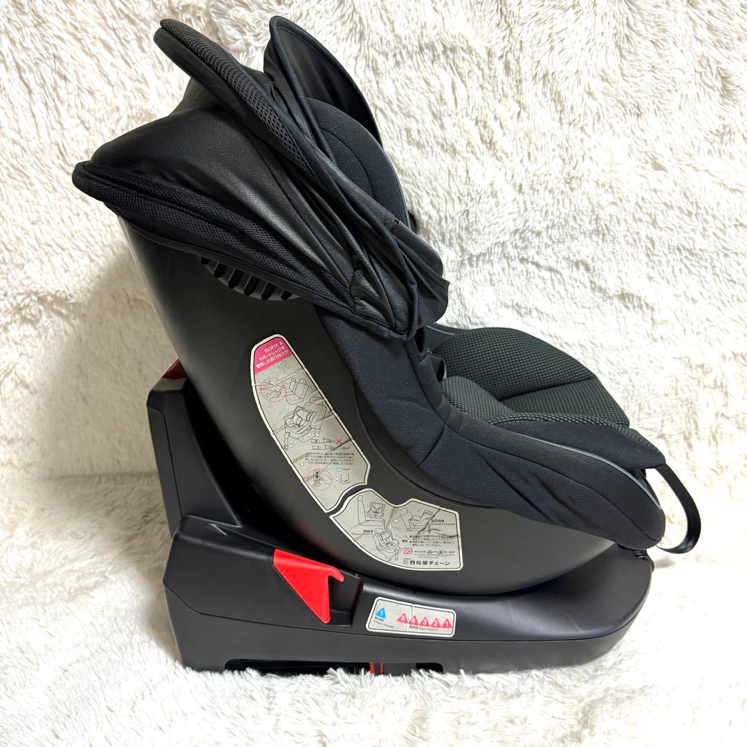 マムズキャリー　ターンレジェFIX グレー　ISOFIX 西松屋