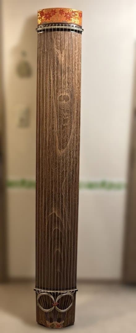 伝統的な木製筝 13弦 和楽器