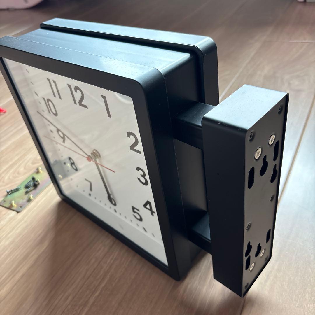 【ムーニー号様】両面時計 壁掛時計 ベスタイム(BESTIME)