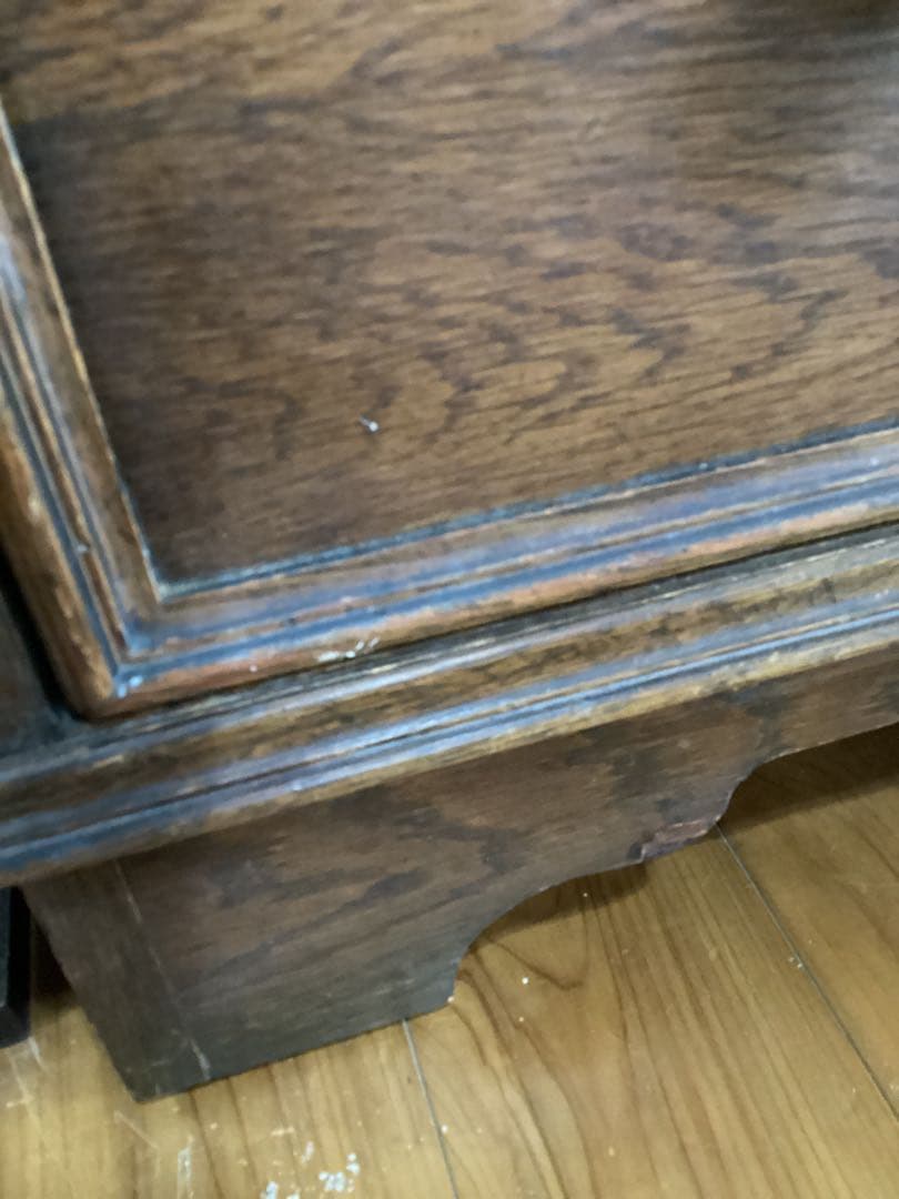 イギリスアンティーク　ライティングビューロー　デスク　キャビネット