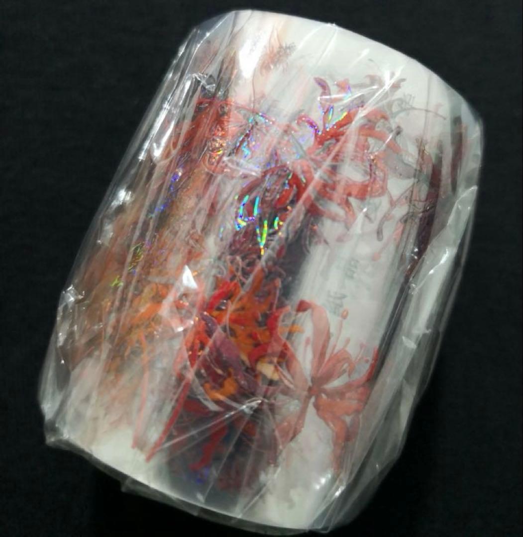 【8358】海外　マステ　5m巻売り　貝殻光マスキングテープ　彼岸花