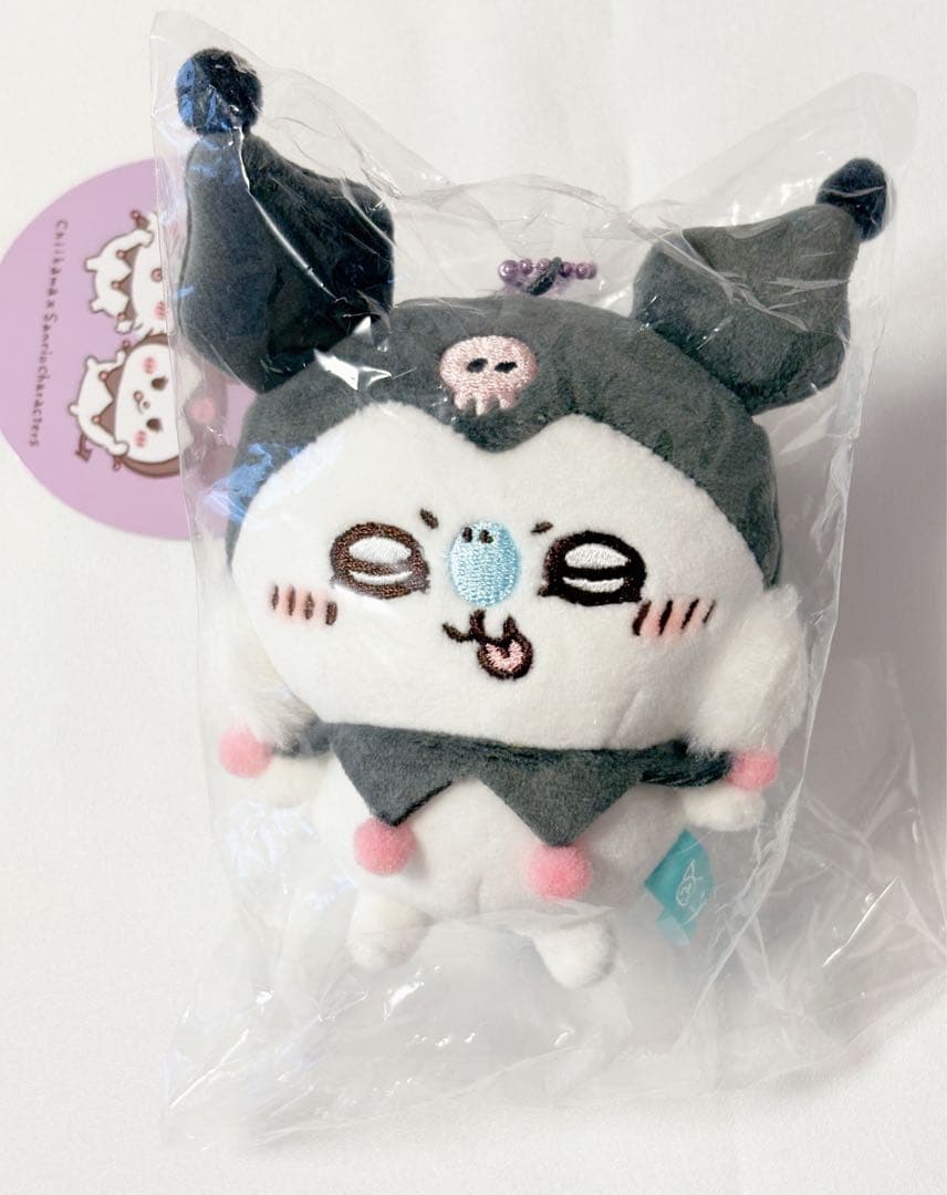 【ちいかわ】サンリオコラボ マスコット 4点セット ちい ハチ モモンガ