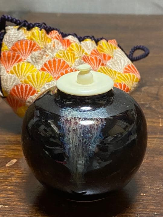 茶入　仕覆　景山　茶道具