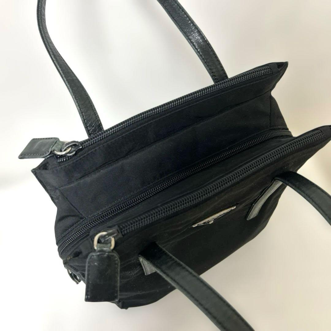 タ*マ様 PRADA ブラック ハンドバッグ　プラダ　縦長　トートバック