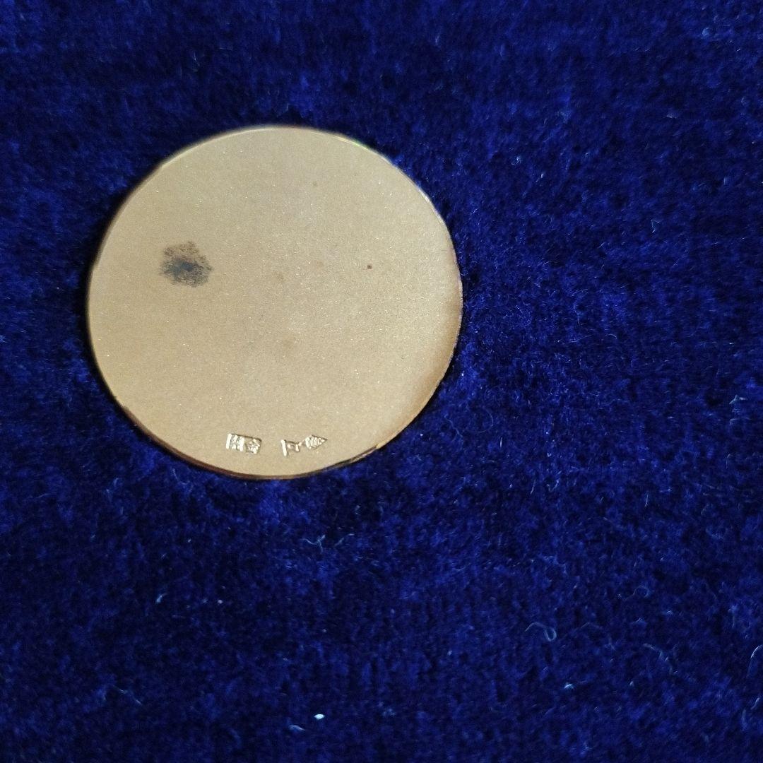 純金　18K 記念メダル