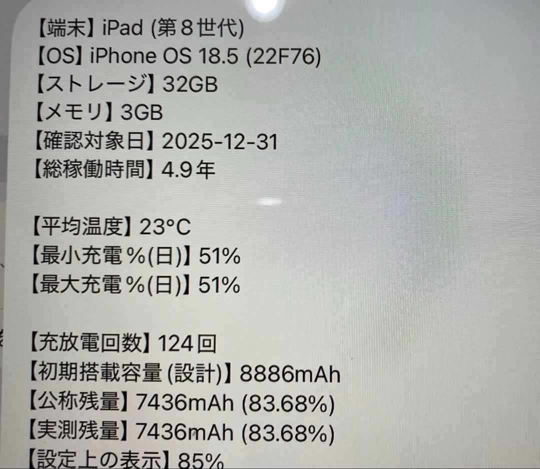 iPad 第8世代 セルラーモデル 32GB シルバー