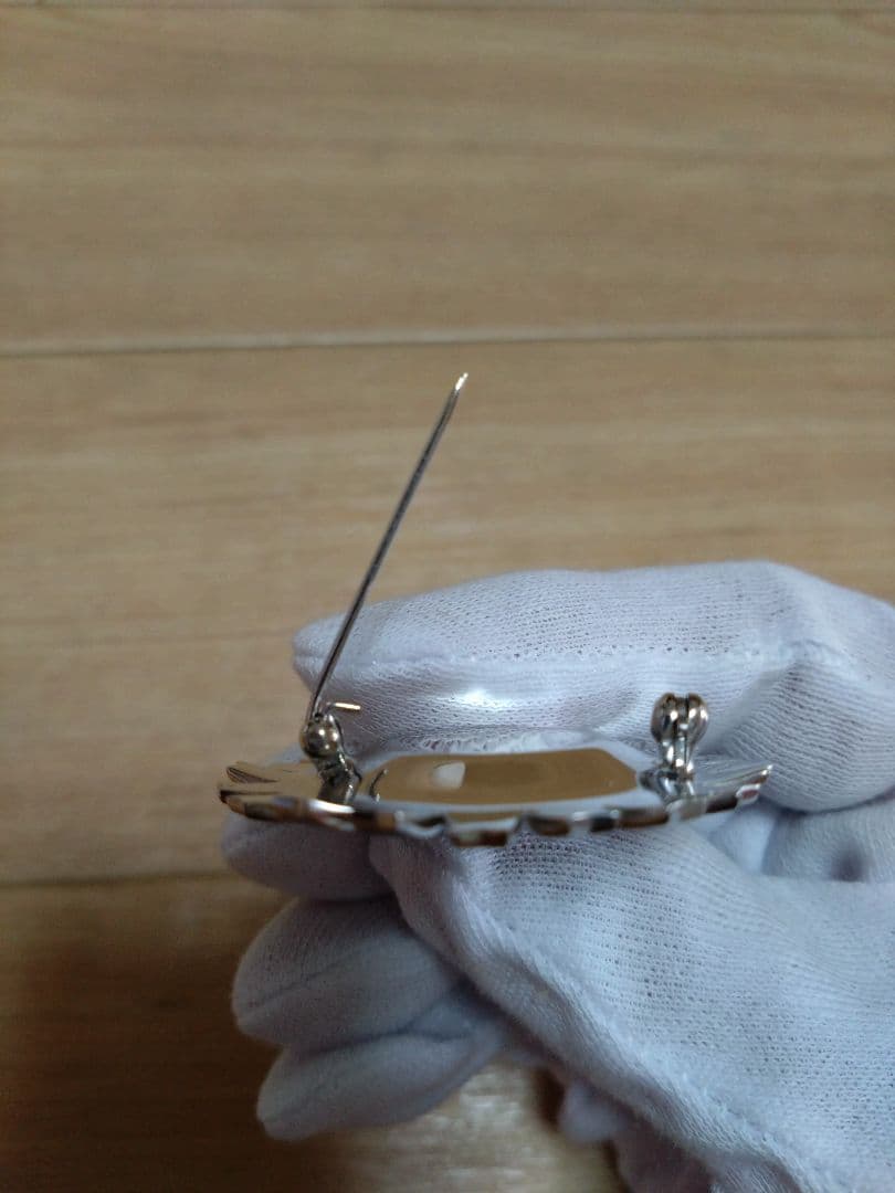   ジョージジェンセン デイジー ブローチ 925S