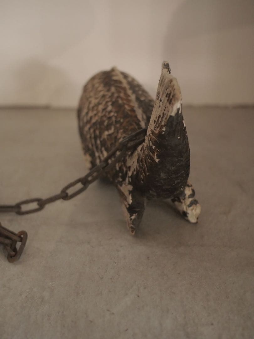 魚　木製　オブジェ　人形　置物　アート　古家具　古道具　アンティーク　昭和レトロ