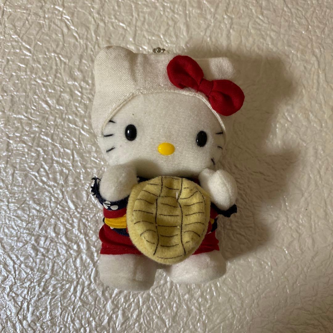 【島根限定】どじょうすくいキティ　キーホルダー