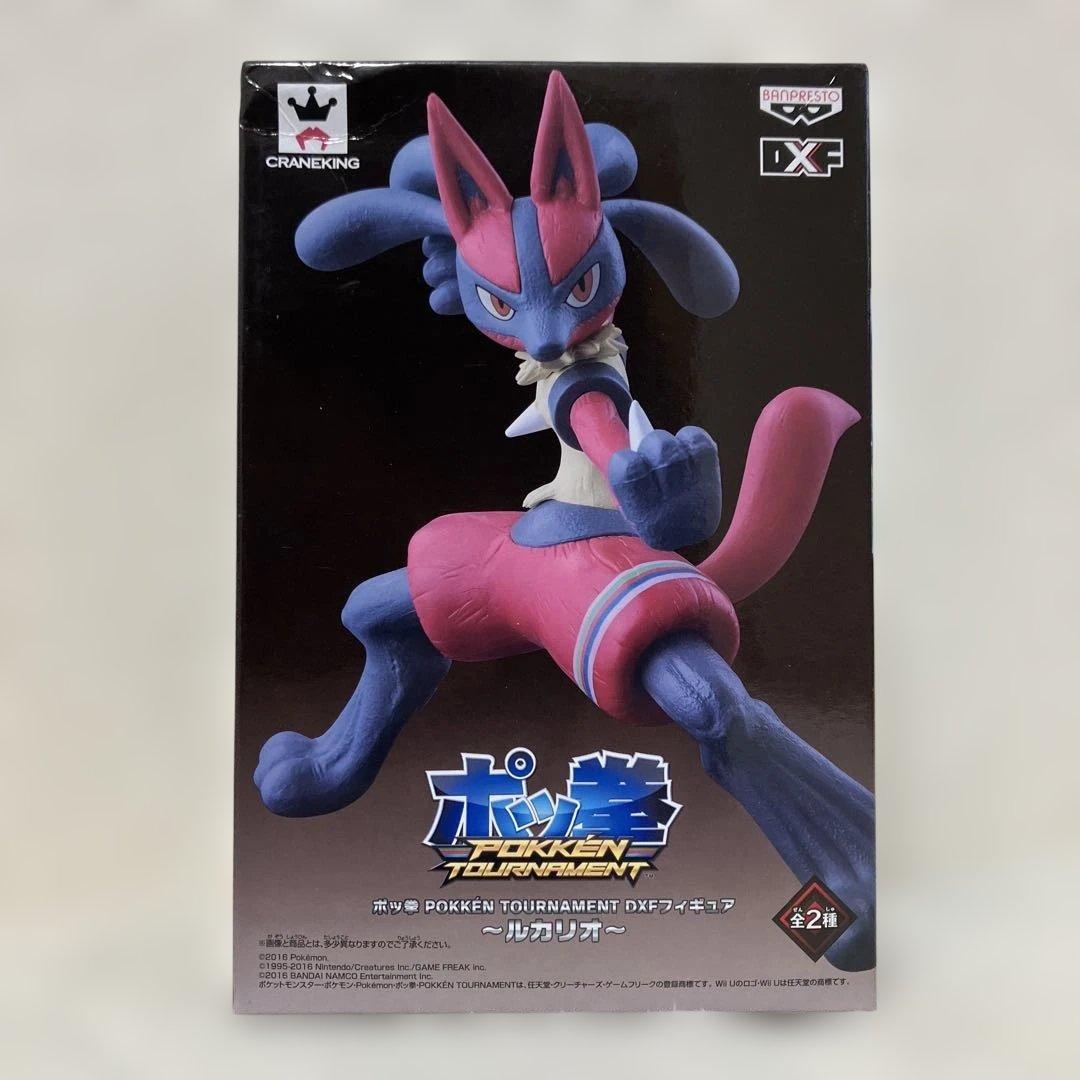 ポッ拳 ポケモン DXF フィギュア ルカリオ 赤 2P