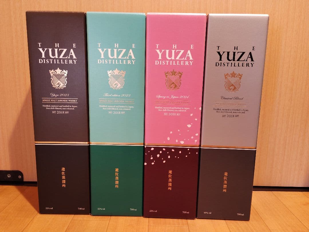 Yuza Distillery ウイスキー 4本セット