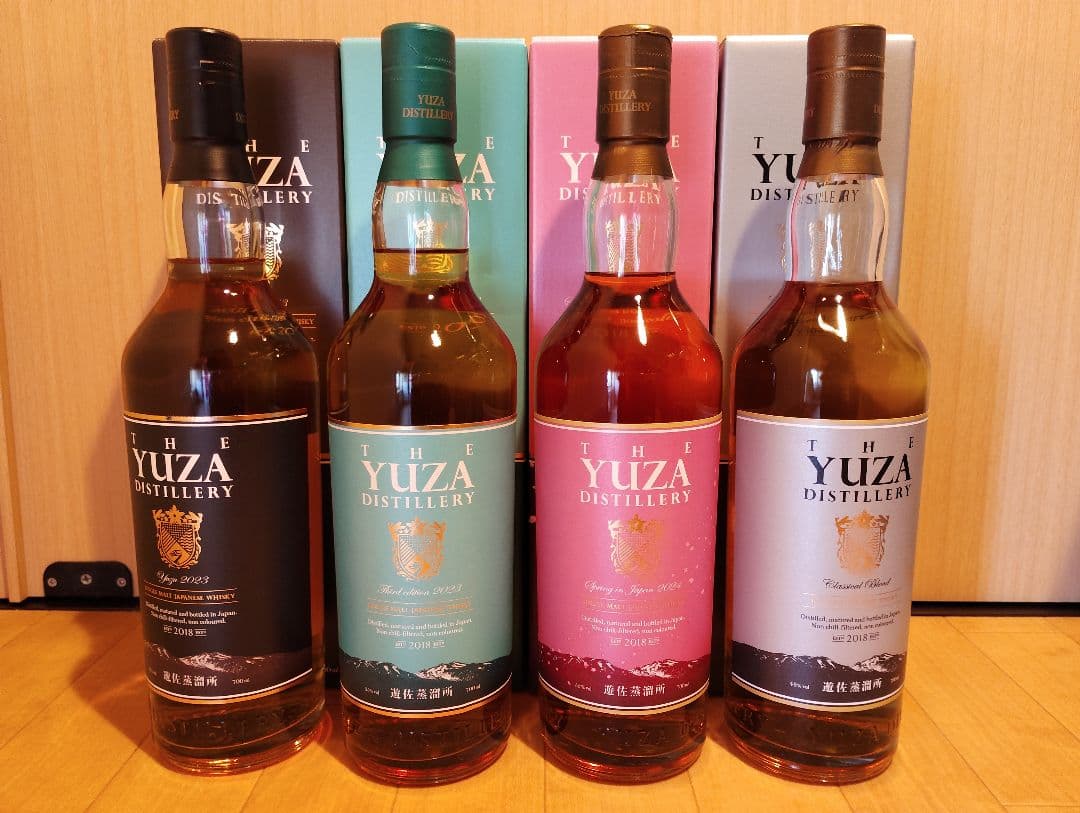Yuza Distillery ウイスキー 4本セット