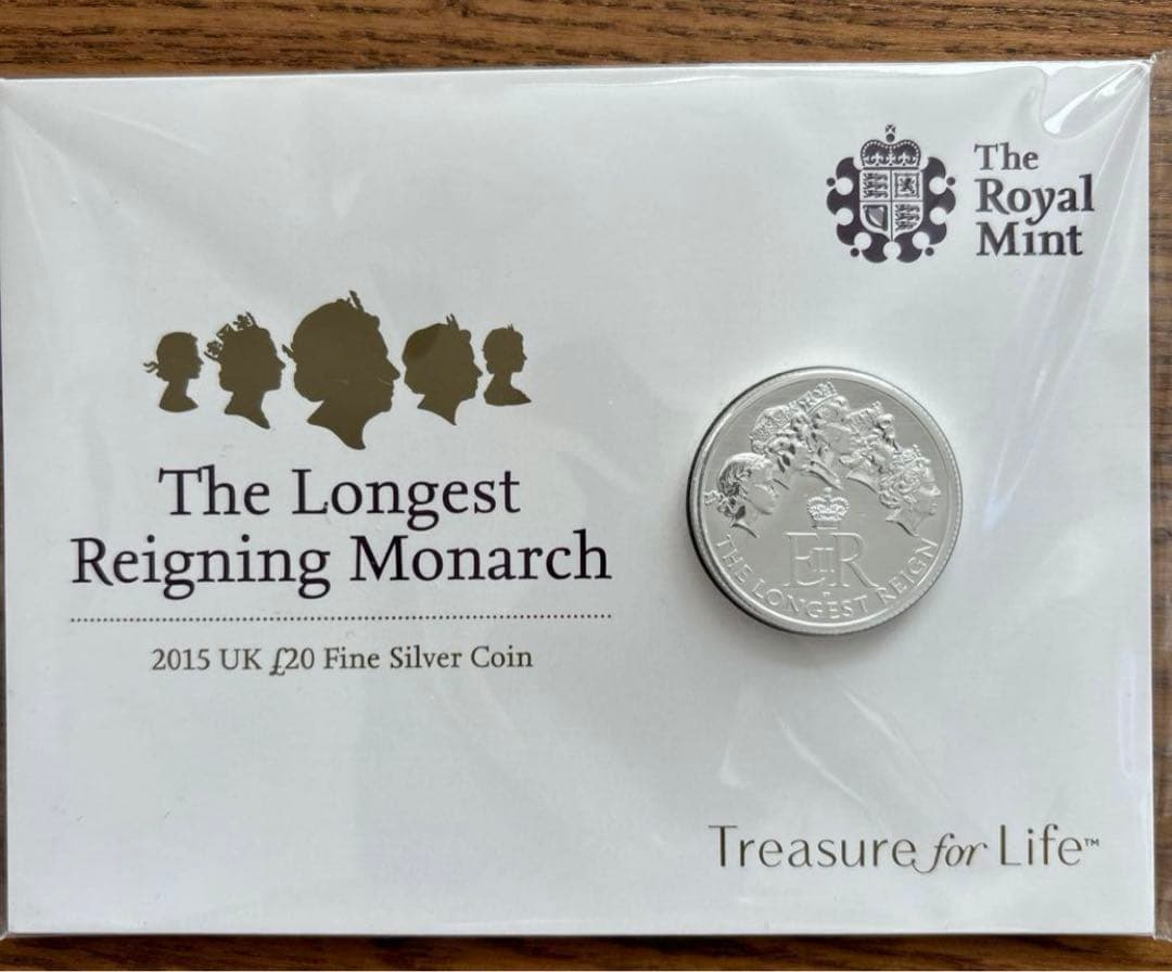 【希少】2015年　エリザベス女王陛下 最長在位記念　記念