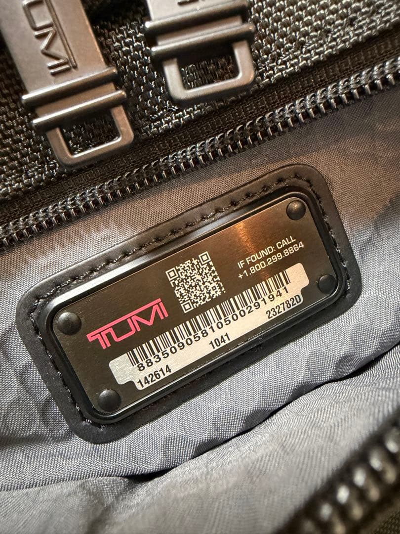 TUMI アルファ　ブラボー　ダイナミック　バックパック　国内正規店購入