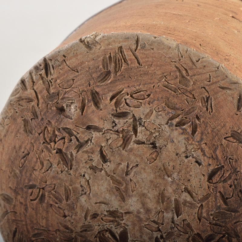 茶道具　瀬戸焼　古瀬戸　耳付　長水指　時代箱　C　6273