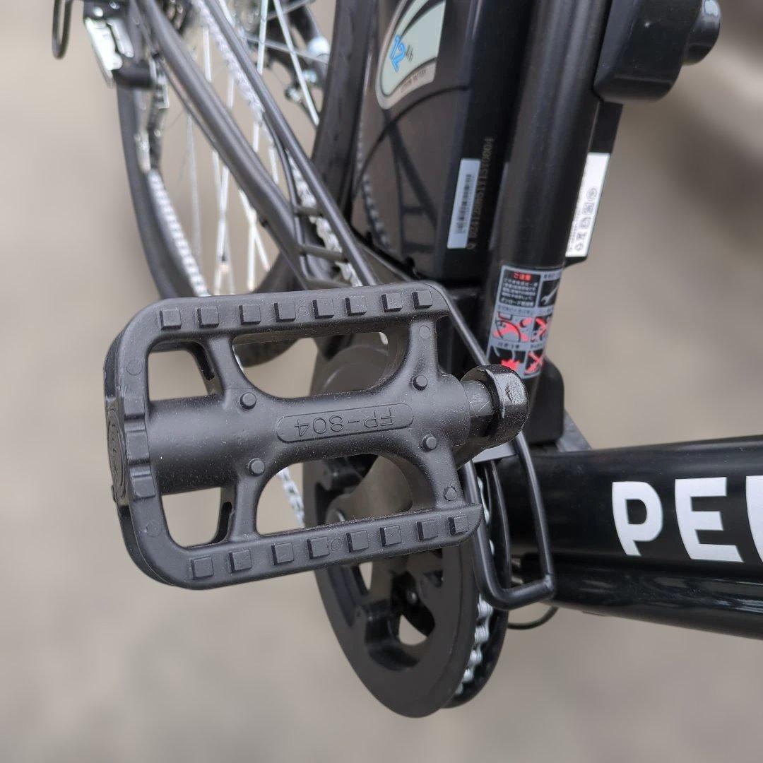PELTECH 電動アシスト自転車　外装6段 27.5インチ ブラック