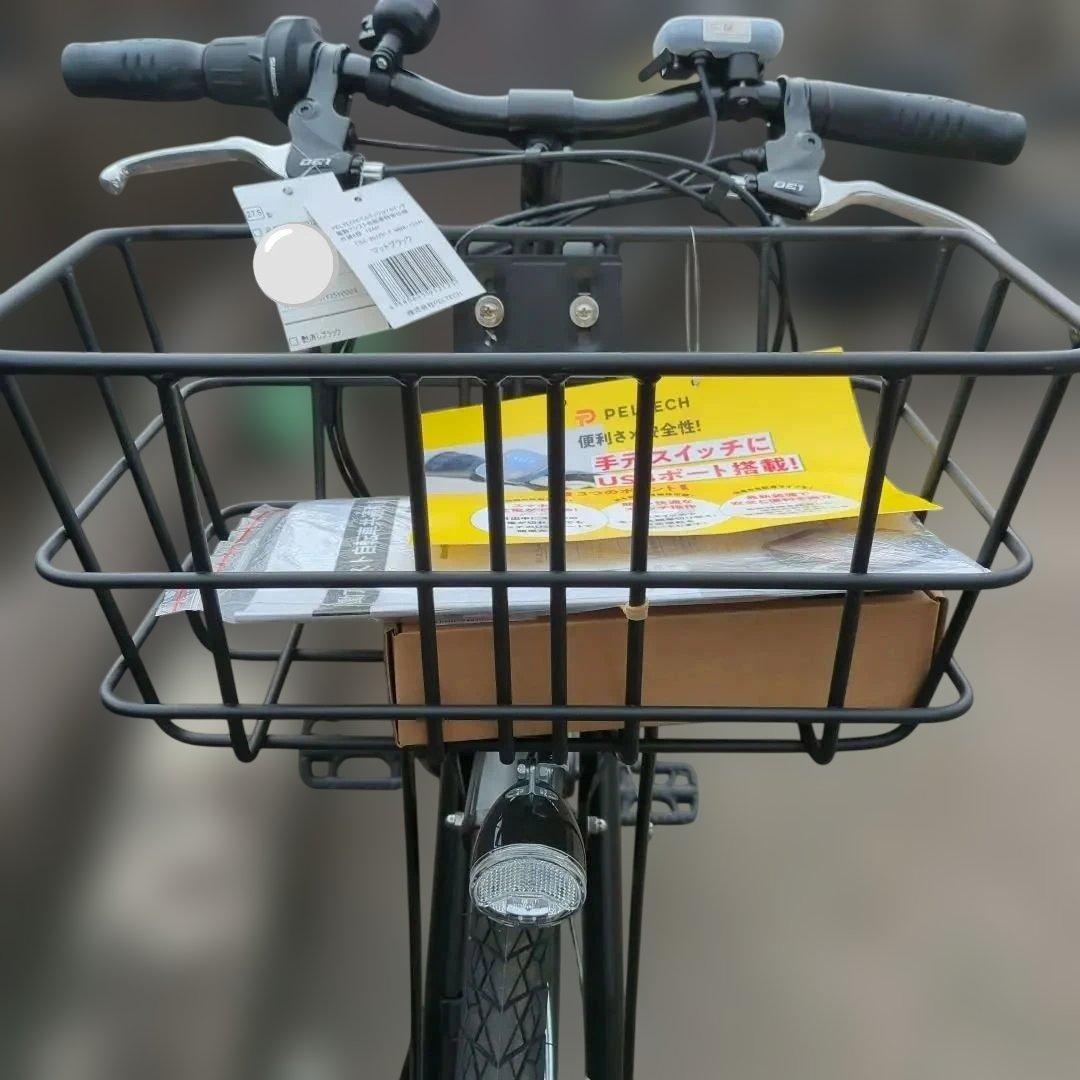 PELTECH 電動アシスト自転車　外装6段 27.5インチ ブラック