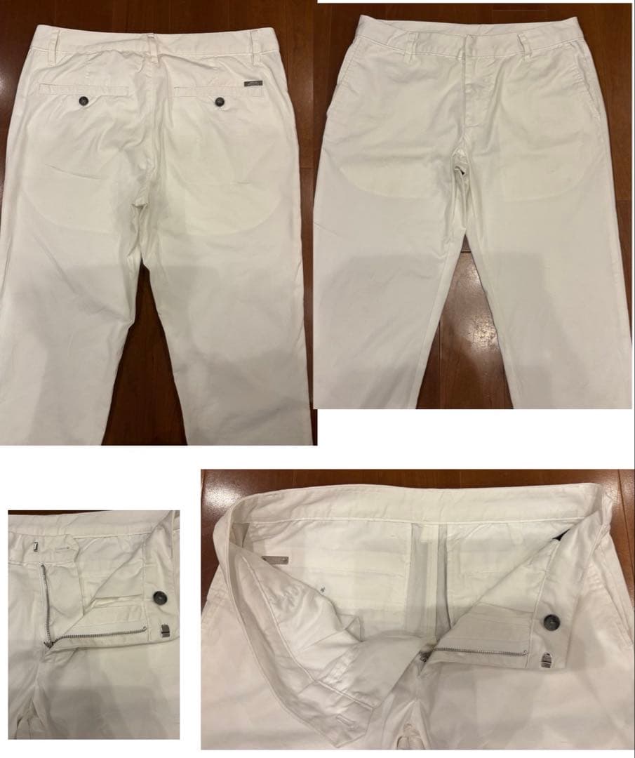 フレア　リメイク　ロングレングス　ブーツカット Y2K ベルボトム　ホワイト