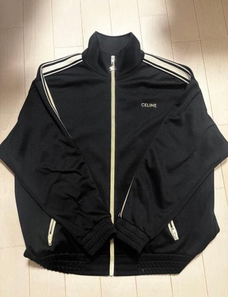 早い者勝ち！CELINE ブラック ジップアップジャケット