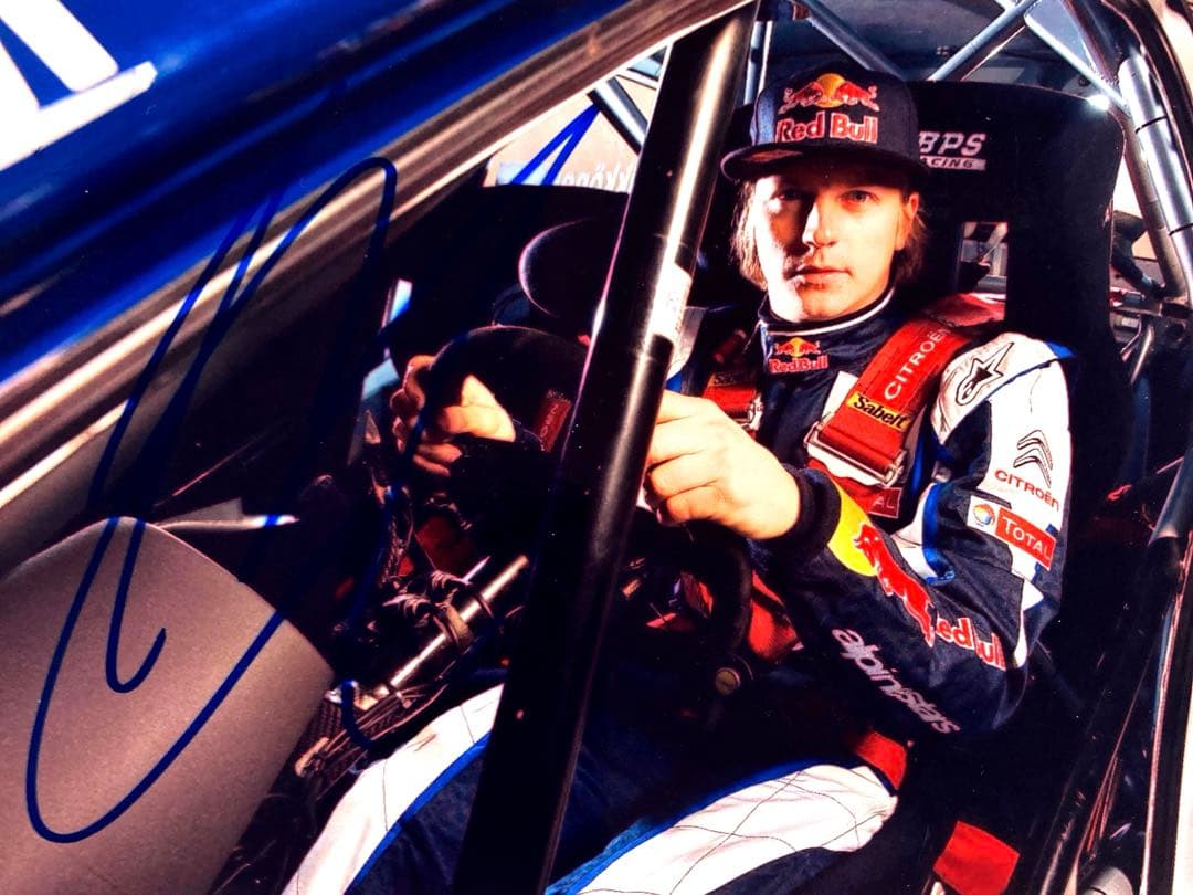 セール中…キミ・ライコネン直筆サイン入り2Lサイズ写真…